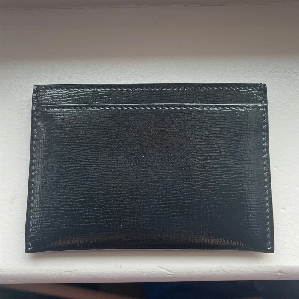 Tiffany & Co. Card Holder Wallet - Black Patent leather
